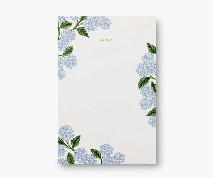Hydrangea Memo Notepad