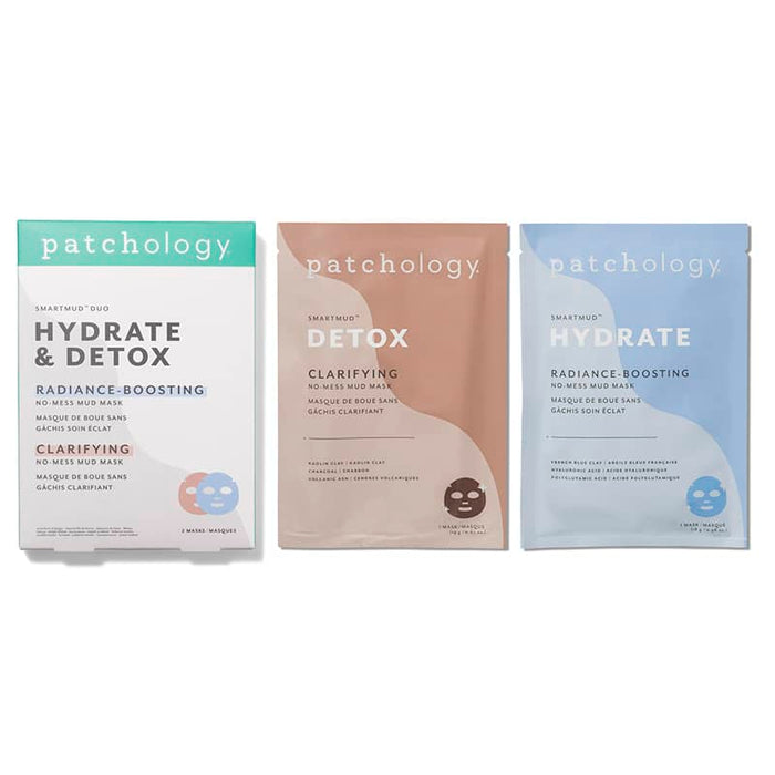 hydrate and detox smartmud mud masks mess-free easy to rinse