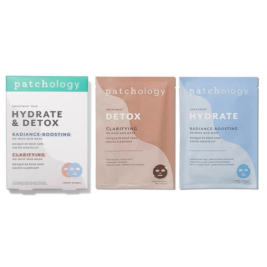 hydrate and detox smartmud mud masks mess-free easy to rinse