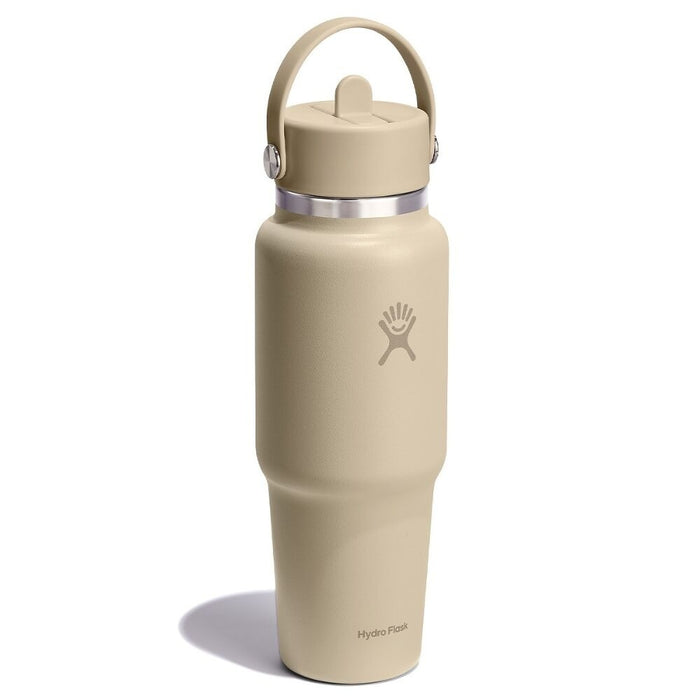Hydroflask 32oz (946ml) Wide Mouth Travel Bottle with Flex Straw Cap - Oat