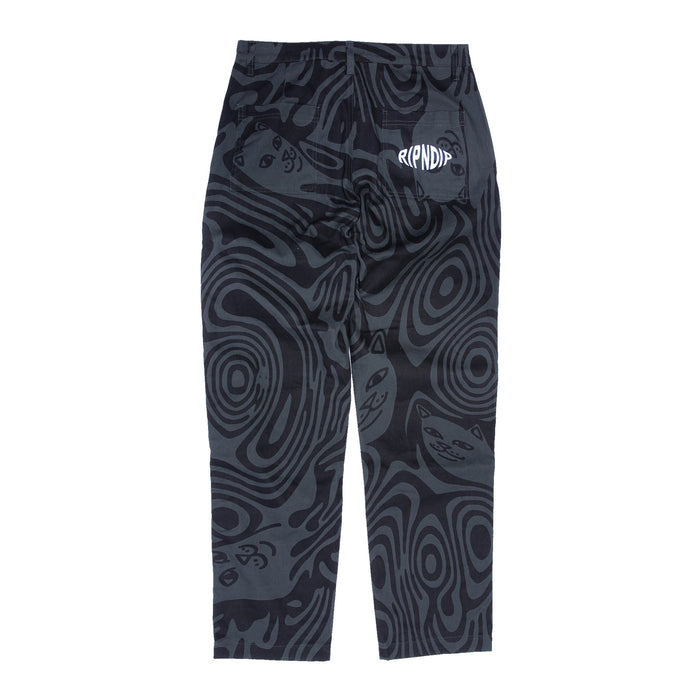 RIPNDIP Hypnotic Cotton Twill Pants (Black)