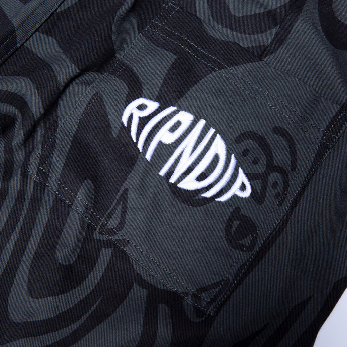 RIPNDIP Hypnotic Cotton Twill Pants (Black)