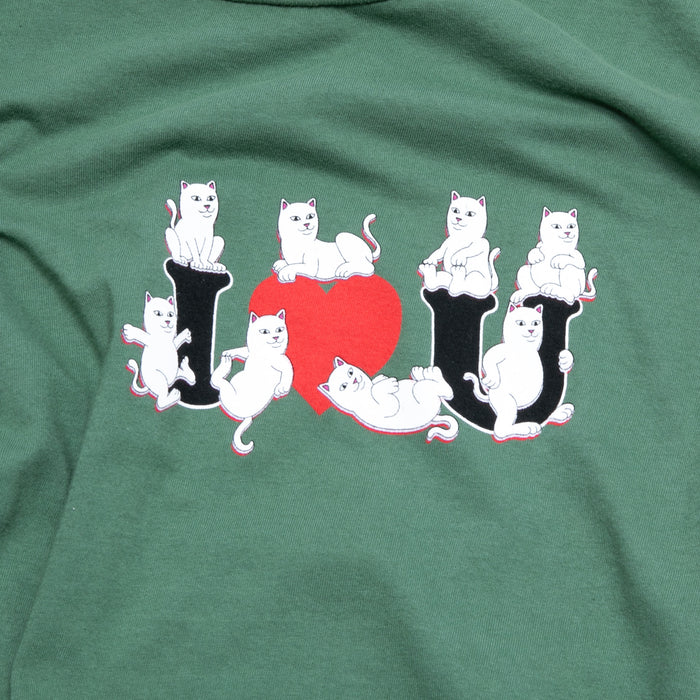 RIPNDIP I Heart U Tee (Olive)