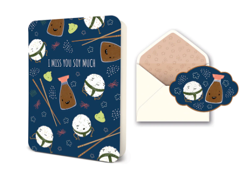 I Miss You Soy Much - Greeting Card - Pine & Moss