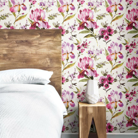 Iris Peel & Stick Wallpaper - EonShoppee