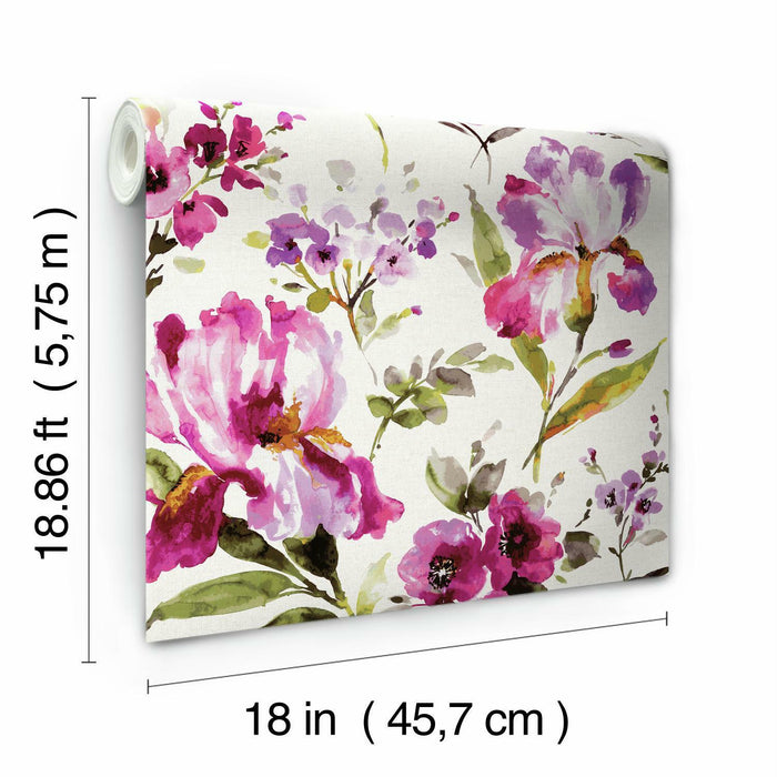 Iris Peel & Stick Wallpaper - EonShoppee