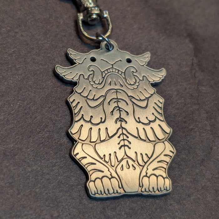 "IRON" EFFIGY METAL 2.5" CHARM  **SHIPPING NOW**