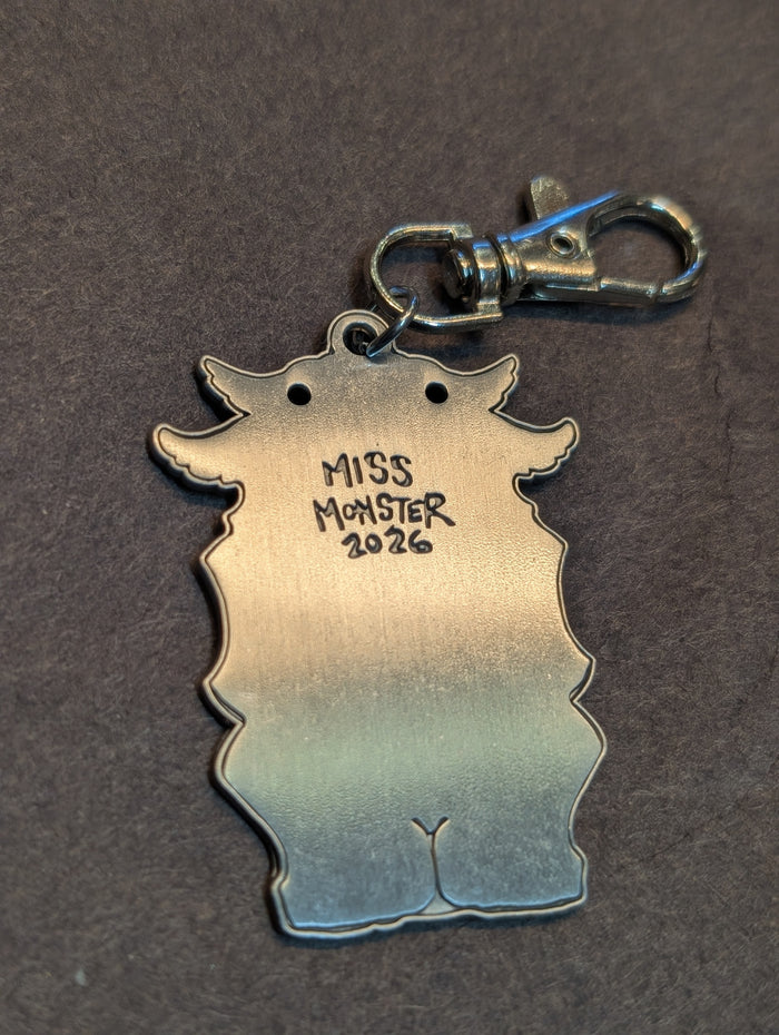 "IRON" EFFIGY METAL 2.5" CHARM  **SHIPPING NOW**