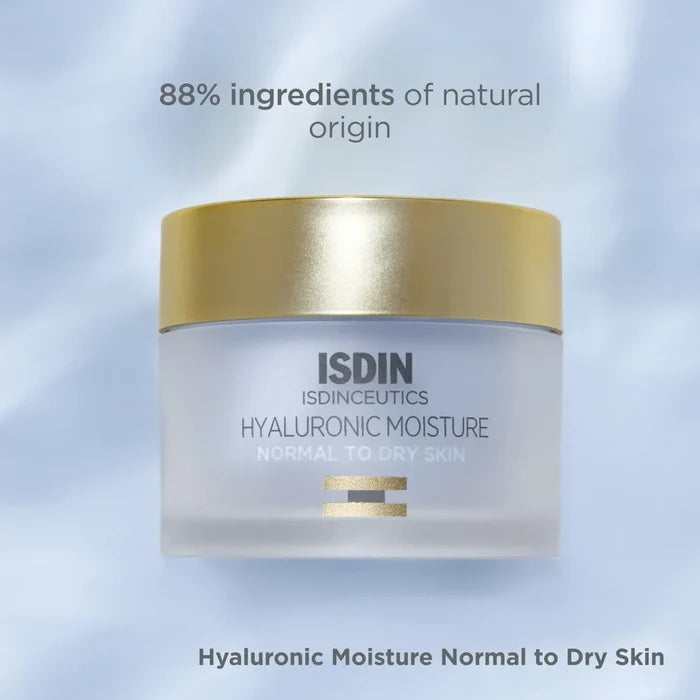 ISDIN Isdinceutics Hyaluronic Moisture moisturizer for normal to dry skin, 88% natural origin