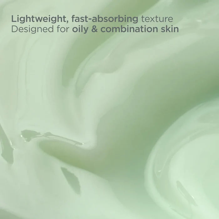 Lightweight fast-absorbing moisturizer texture for oily and combination skin