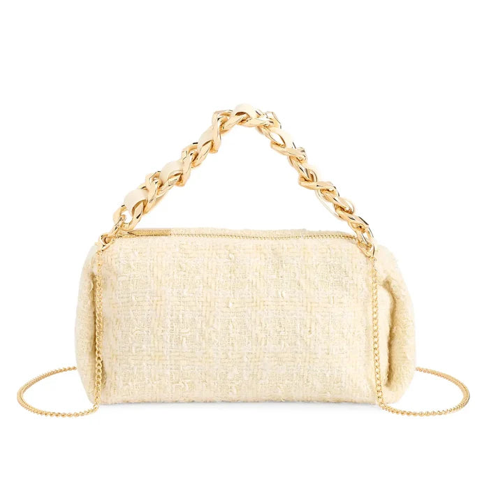 Ivory Top Handle Bag