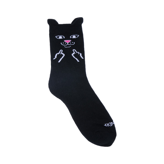RIPNDIP Jerm Face Mid Socks (Black)