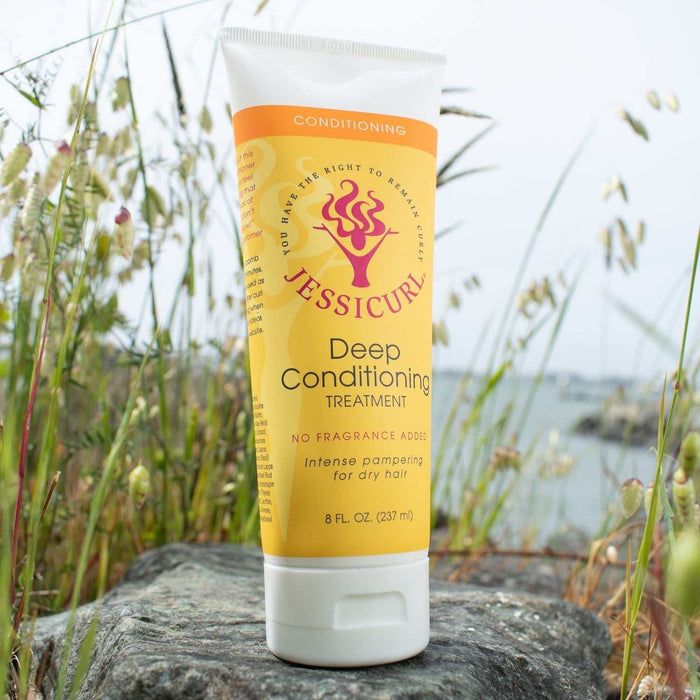 Jessicurl Deep Conditioning Treatment jar for intense moisture and curl definition