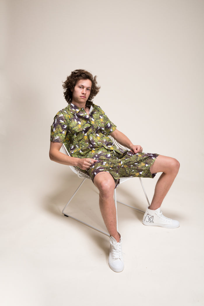 RIPNDIP Jungle Nerm Swim Shorts (Black)