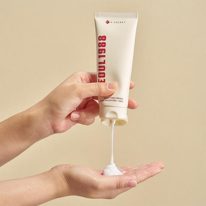 [K-SECRET] Seoul 1988 Cream: Snail Mucin 93% + Rice 100ml - Ballagrio