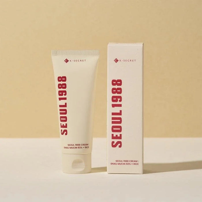 [K-SECRET] Seoul 1988 Cream: Snail Mucin 93% + Rice 100ml - Ballagrio
