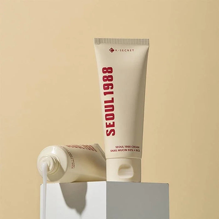 [K-SECRET] Seoul 1988 Cream: Snail Mucin 93% + Rice 100ml - Ballagrio