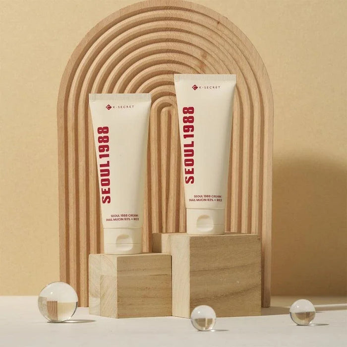 [K-SECRET] Seoul 1988 Cream: Snail Mucin 93% + Rice 100ml - Ballagrio