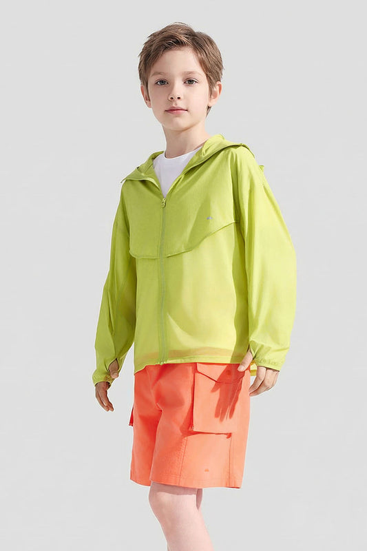 Kids' Breathable Sun Protection Jacket UPF 50+ AS008