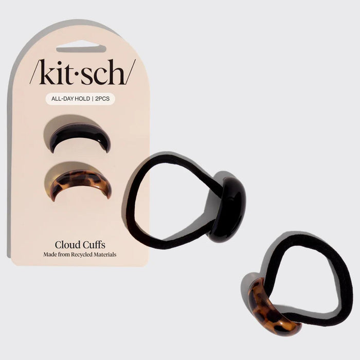 Kitsch Black & Tort Cloud Cuffs