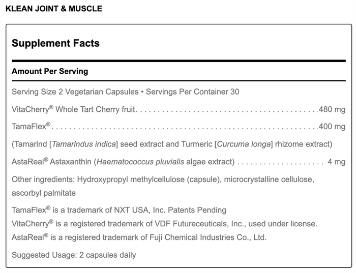 KLEAN JOINT & MUSCLE by Douglas Labs