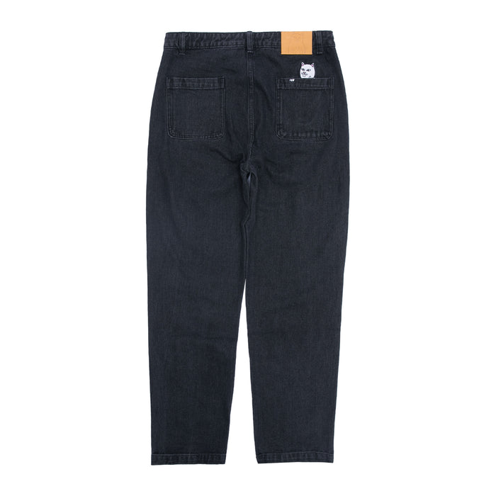 RIPNDIP La Brea Denim Pants (Black Medium Wash)