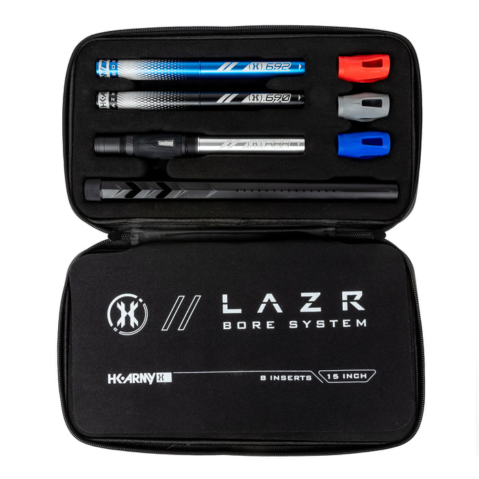 LAZR Elite Fossil Barrel Kit - 15" Dust Black - Colored Inserts- Cocker Threads