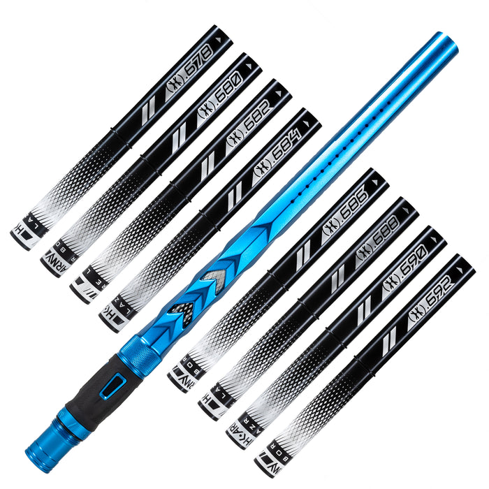 LAZR Elite Fossil Barrel Kit - 15" Dust Blue - Black Inserts - Cocker Threads