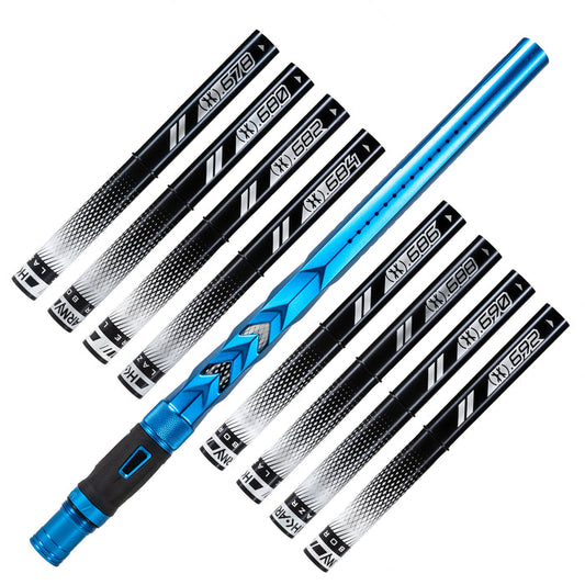 LAZR Elite Fossil Barrel Kit - 15" Dust Blue - Black Inserts - Cocker Threads