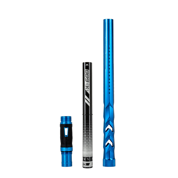 LAZR Elite Fossil Barrel Kit - 15" Dust Blue - Black Inserts - Cocker Threads