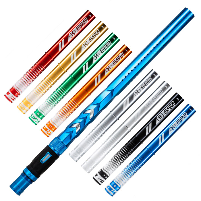 LAZR Elite Fossil Barrel Kit - 15" Dust Blue - Colored Inserts- Cocker Threads