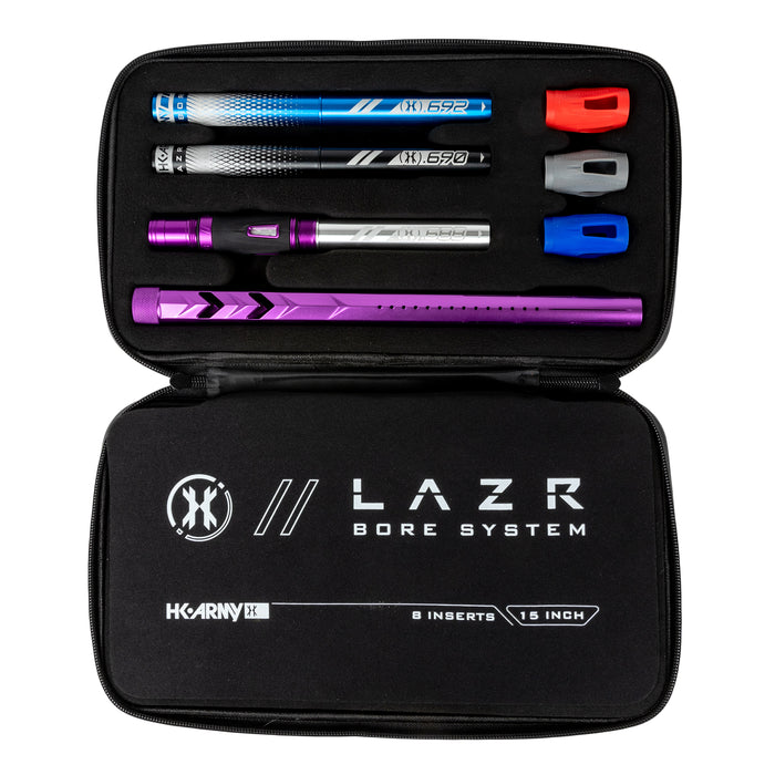 LAZR Elite Fossil Barrel Kit - 15" Dust Purple - Colored Inserts - Cocker Threads