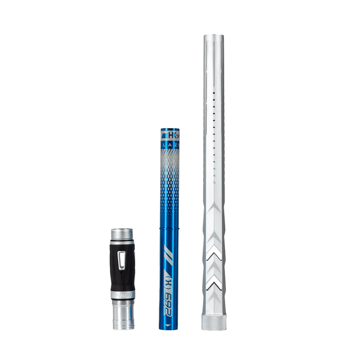 LAZR Elite Fossil Barrel Kit - 15" Dust Silver - Colored Inserts - Cocker Threads