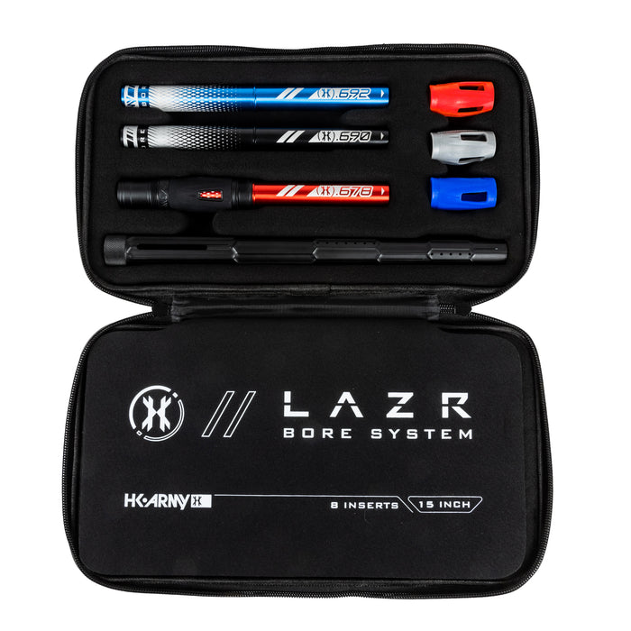 LAZR Elite Fractal Barrel Kit - 15" Dust Black/Colored Inserts - Cocker Threads