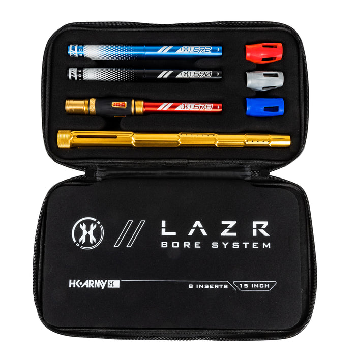 LAZR Elite Fractal Barrel Kit - 15" Dust Gold/Colored Inserts - Cocker Threads