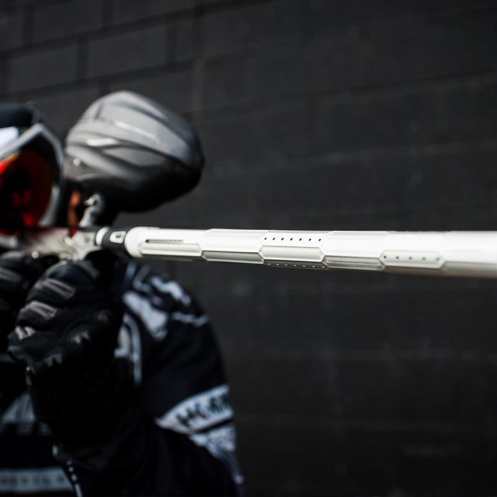 LAZR Elite Fractal Barrel Kit - 15" Dust Silver/Black Inserts - Cocker Threads