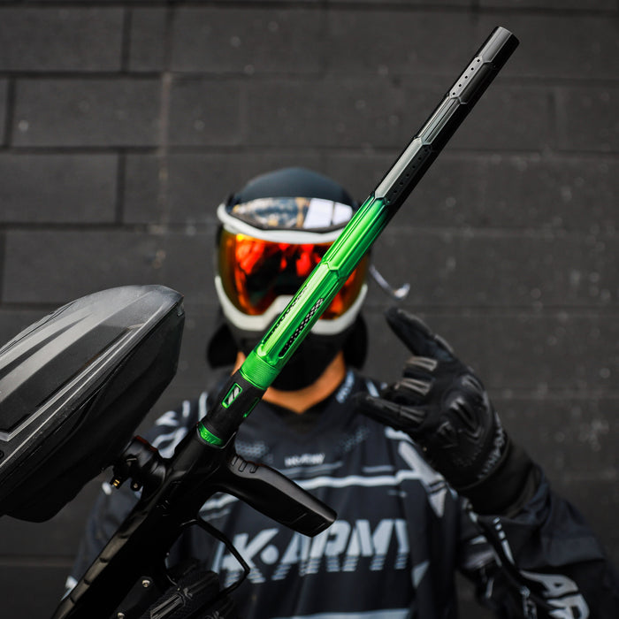 LAZR Elite Fractal Barrel Kit - 15" Green/Black Colored Inserts - Cocker Threads