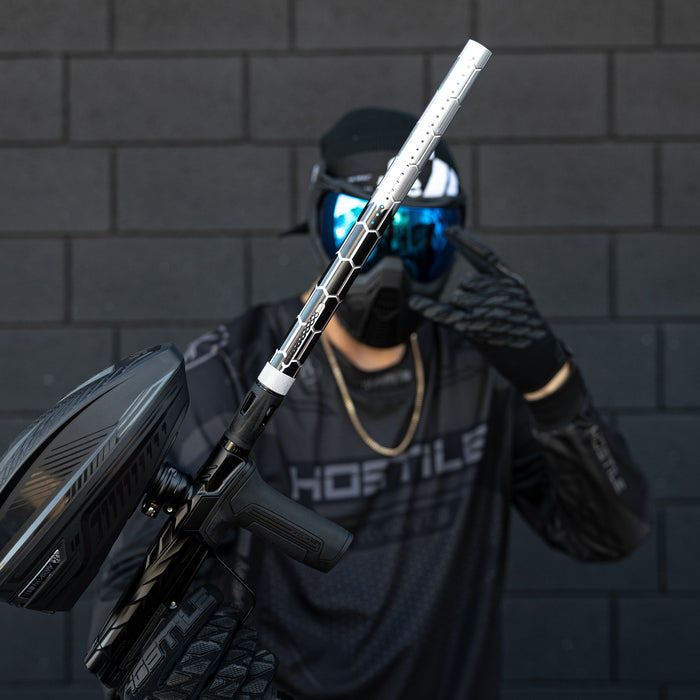 LAZR Elite Nexus Barrel Kit - 15" Black/Silver Fade - Black Inserts - Cocker Threads