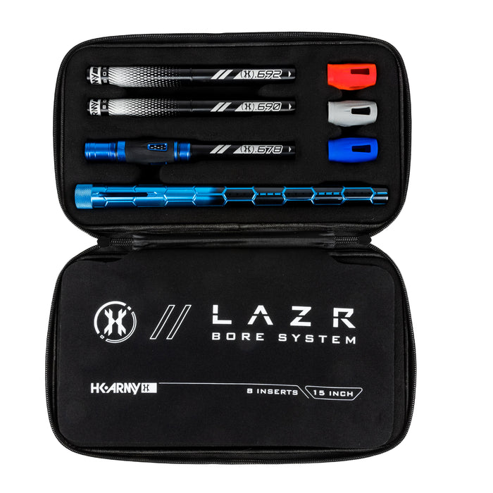 LAZR Elite Nexus Barrel Kit - 15" Blue/Black Black Inserts - Cocker Threads