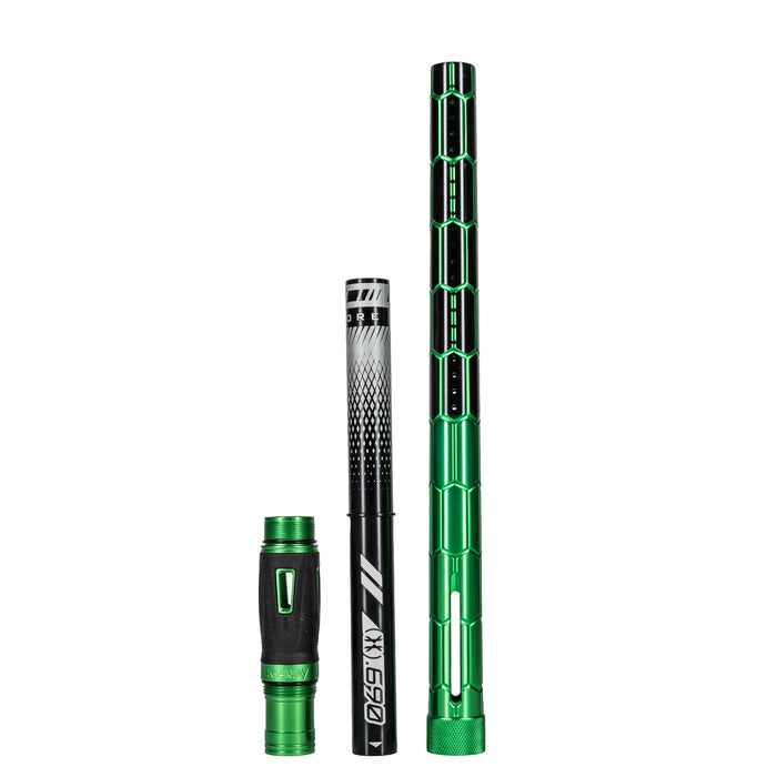 LAZR Elite Nexus Barrel Kit - 15" Green/Black Black Inserts - Cocker Threads