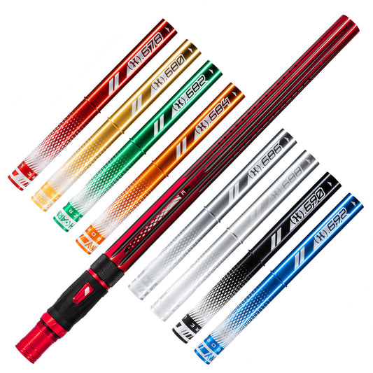 LAZR Elite Nova Barrel Kit - 15" Red/Black - Colored Inserts - Cocker Threads