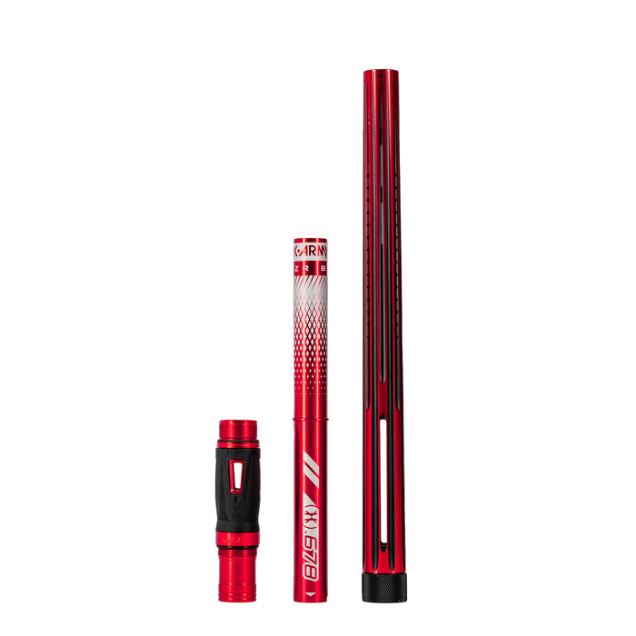 LAZR Elite Nova Barrel Kit - 15" Red/Black - Colored Inserts - Cocker Threads