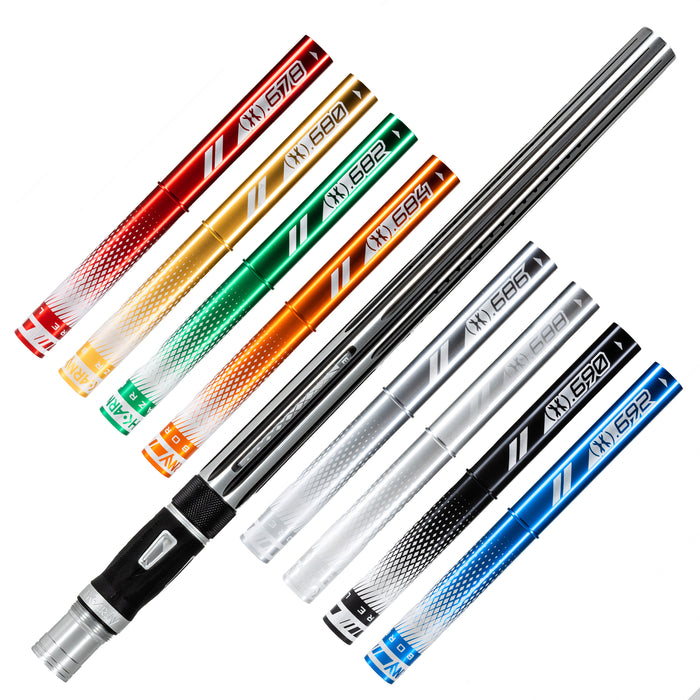 LAZR Elite Nova Barrel Kit - 15" Silver/Black - Colored Inserts - Cocker Threads