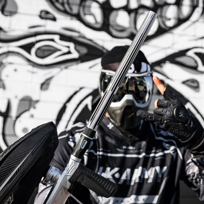 LAZR Elite Nova Barrel Kit - 15" Silver/Black - Colored Inserts - Cocker Threads