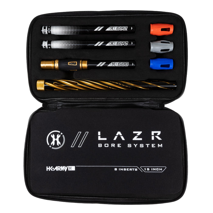 LAZR Elite Orbit Barrel Kit - 15" Dust Gold/Black Inserts - Cocker Threads