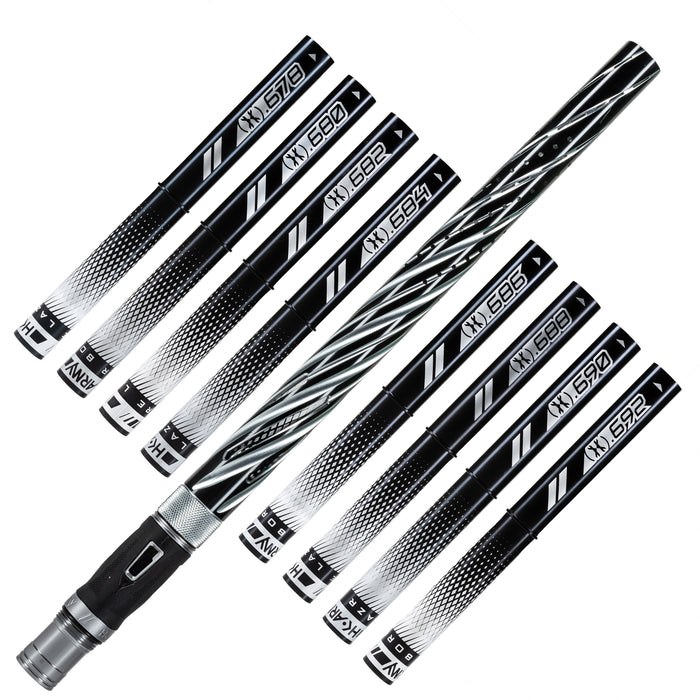 LAZR Elite Orbit Barrel Kit - 15" Dust Pewter/Black Inserts - Cocker Threads