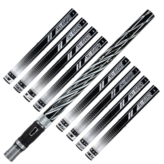 LAZR Elite Orbit Barrel Kit - 15" Dust Pewter/Black Inserts - Cocker Threads