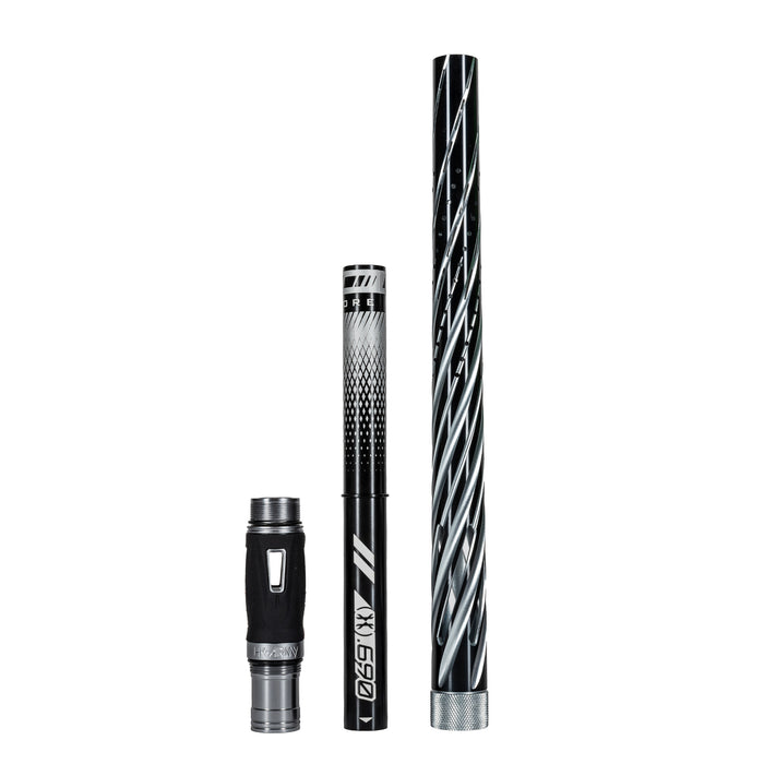 LAZR Elite Orbit Barrel Kit - 15" Dust Pewter/Black Inserts - Cocker Threads