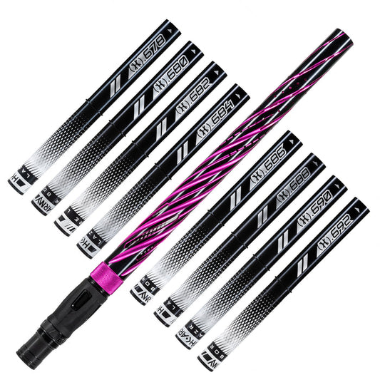 LAZR Elite Orbit Barrel Kit - 15" Dust Pink/Black Inserts - Cocker Threads
