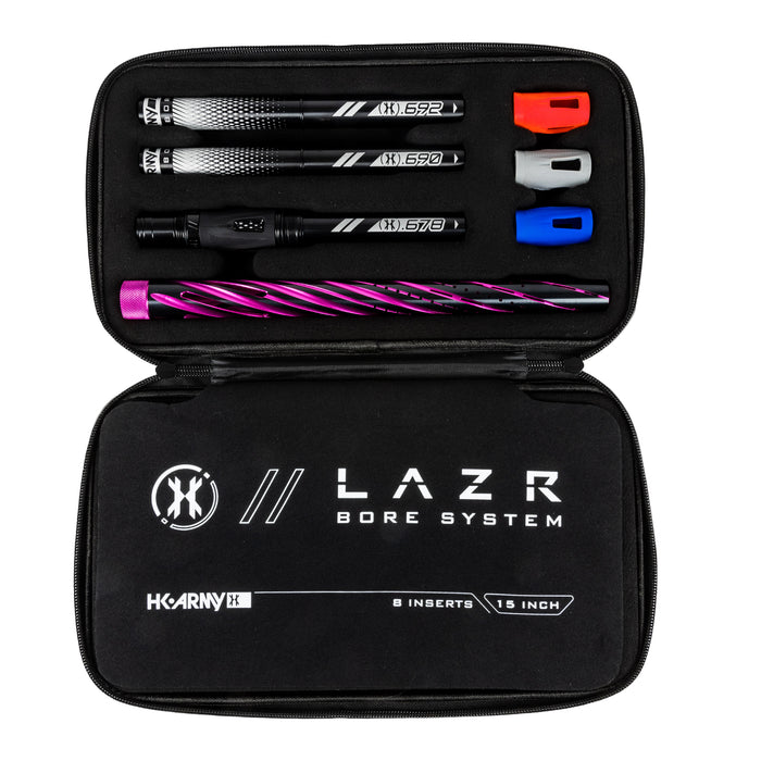 LAZR Elite Orbit Barrel Kit - 15" Dust Pink/Black Inserts - Cocker Threads